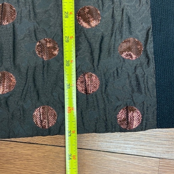 Marc by Marc Jacobs Polkadot A-Line Dress Shimmery Polka Dot Crinkle Fabric Sz 4 - Picture 13 of 14